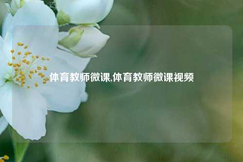 体育教师微课,体育教师微课视频