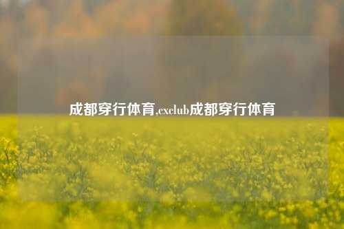 成都穿行体育,cxclub成都穿行体育