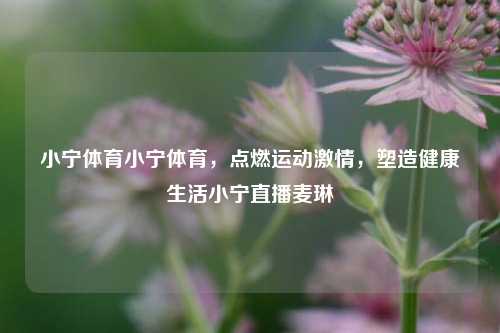 小宁体育小宁体育，点燃运动激情，塑造健康生活小宁直播麦琳