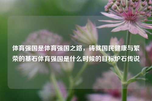 体育强国是体育强国之路，铸就国民健康与繁荣的基石体育强国是什么时候的目标炉石传说