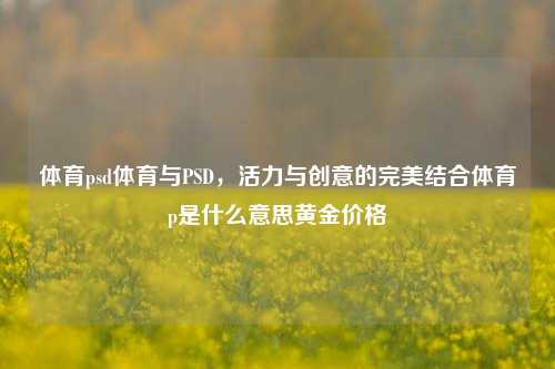 体育psd体育与PSD，活力与创意的完美结合体育p是什么意思黄金价格